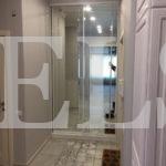 Зеркальный шкаф в стиле минимализм цвета Дуб атланта / Серебро (2 двери) Фото 1