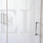 Зеркальный шкаф в стиле прованс цвета Белый / Массив Бианко (8 дверей) Фото 1