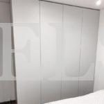 Шкаф в спальню в стиле минимализм цвета Светло-серый / Светло-серый (4 двери) Фото 1