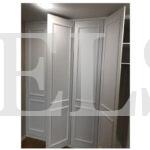 Шкаф в спальню в стиле модерн цвета Белый / Белый (5 дверей) Фото 4