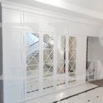 Зеркальный шкаф в стиле прованс цвета Белый / Белый (9 дверей) Фото 1