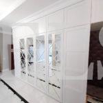 Зеркальный шкаф в стиле прованс цвета Белый / Белый (9 дверей) Фото 5