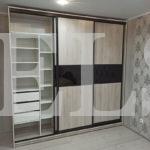 Шкаф в спальню в стиле кантри цвета Пикар / Пикар, Черный (3 двери) Фото 3