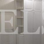 Встраиваемый угловой шкаф в классическом стиле цвета Белый Премиум гладкий / Белый глянец (5 дверей) Фото 2