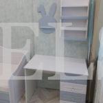Шкаф в детскую в классическом стиле цвета Белый Премиум гладкий / Белый софт (3 двери) Фото 3