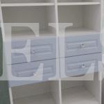Шкаф в детскую в классическом стиле цвета Белый Премиум гладкий / Белый софт (3 двери) Фото 8