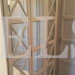 Встраиваемый угловой шкаф в классическом стиле цвета Трюфель / Зеркало, Мокко (6 дверей) Фото 2