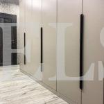 Шкаф в прихожую в стиле минимализм цвета Светло-серый / Светло-серый (6 дверей) Фото 2