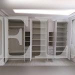 Шкаф в спальню в классическом стиле цвета Белый / Белый (8 дверей) Фото 3