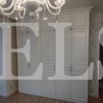 Шкаф в спальню в классическом стиле цвета Белый / Белый (5 дверей) Фото 4
