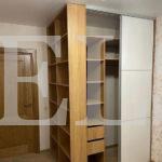 Встраиваемый шкаф в стиле модерн цвета Дуб сантана золотистый / Белый (2 двери) Фото 2