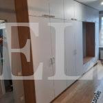 Распашной шкаф в стиле минимализм цвета Бук бавария / Белый (7 дверей) Фото 1