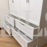 Распашной шкаф в стиле прованс цвета Белый / Белый (4 двери) Фото 1