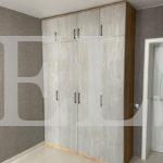 Распашной шкаф в стиле лофт цвета Пикар / Лофт бетон (4 двери) Фото 1