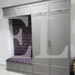Распашной шкаф в стиле прованс цвета Титан / Грей софт (4 двери) Фото 1