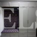 Распашной шкаф в стиле прованс цвета Титан / Грей софт (4 двери) Фото 2