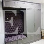Распашной шкаф в стиле прованс цвета Титан / Грей софт (4 двери) Фото 3
