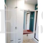 Распашной шкаф в стиле модерн цвета Белый / Белый (4 двери) Фото 1