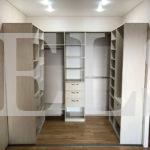 Гардеробный шкаф в стиле модерн цвета Дуб млечный / Белый глянец (3 двери) Фото 3