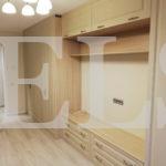 Шкаф в гостиную в стиле неоклассика цвета Дуб шамони светлый / Кофе софт (9 дверей) Фото 2