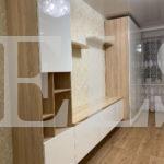 Шкаф в гостиную в стиле минимализм цвета Пикар / Белый глянец (7 дверей) Фото 3