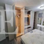 Шкаф в спальню в стиле минимализм цвета Гикори натуральный / Серый софт (8 дверей) Фото 3
