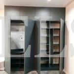 Корпусный шкаф в стиле минимализм цвета Серый монументальный / Серый монументальный (4 двери) Фото 3
