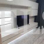 Шкаф в гостиную в стиле минимализм цвета Белый / Белый глянец (4 двери) Фото 4