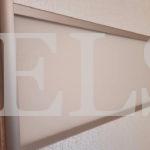 Шкаф-купе в стиле модерн цвета Перламутр / Бежевый, Жемчужный лен (4 двери) Фото 4
