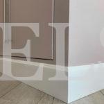 Шкаф с фасадами МДФ в пленке в стиле минимализм цвета Серый / Аконит матовая (4 двери) Фото 1
