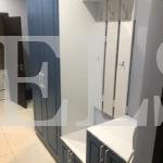 Шкаф с фасадами МДФ в пленке в стиле модерн цвета Белый / Сапфир матовая (6 дверей) Фото 2