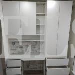Шкаф со столом в стиле минимализм цвета Белый / Белый (5 дверей) Фото 3