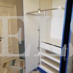 Шкаф с крашеными фасадами в стиле модерн цвета Белый / Синий бледный (4 двери) Фото 4