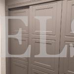 Шкаф с крашеными фасадами в стиле модерн цвета Диамант серый / Терракотовый (4 двери) Фото 5