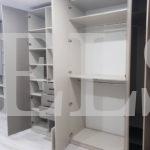 Шкаф в детскую цвета Белый Премиум гладкий / Арктика серый, Белый премиум (4 двери) Фото 6