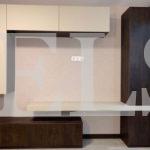 Шкаф в гостиную в стиле минимализм цвета Белый, Венге / Венге, Джелато софт (4 двери) Фото 1