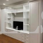 Шкаф в гостиную в классическом стиле цвета Белый / Белый (6 дверей) Фото 1