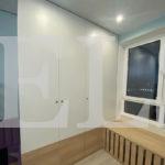 Шкаф вокруг окна в стиле минимализм цвета Белый, Дуб баррик светлый / Белый, Дуб Баррик светлый (4 двери) Фото 2