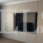 Шкаф в гостиную в стиле минимализм цвета Светло-серый / Серый софт (7 дверей) Фото 1