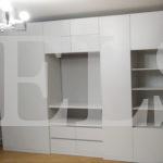 Шкаф в гостиную в стиле минимализм цвета Дуб эльза / Белый (6 дверей) Фото 1