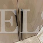 Распашной шкаф в стиле хай-тек цвета Дуб сонома / Мокко (4 двери) Фото 4