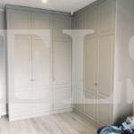 Распашной шкаф в классическом стиле цвета Серый камень / Кофе софт (6 дверей) Фото 4