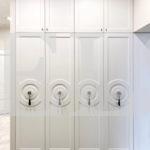 Распашной шкаф в стиле прованс цвета Белый базовый / Белый (4 двери) Фото 2