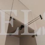 Распашной шкаф в стиле минимализм цвета Серый / Серый софт (4 двери) Фото 4