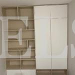 Распашной шкаф в стиле минимализм цвета Серый камень / Белый (4 двери) Фото 1