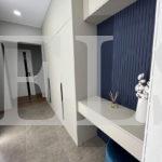 Шкаф с фасадами МДФ в пленке в стиле хай-тек цвета Белый / Белый (6 дверей) Фото 1