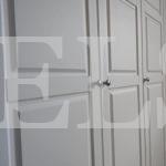 Распашной шкаф в классическом стиле цвета Белый / Белый (5 дверей) Фото 2