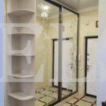 Зеркальный шкаф в стиле модерн цвета Дуб атланта / Серебро (2 двери) Фото 1