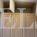 Шкаф с фасадами МДФ в пленке в стиле модерн цвета Серый камень / Кофе софт (3 двери) Фото 7