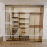Шкаф с фасадами ЛДСП в стиле минимализм цвета Дуб сонома / Дуб сонома (3 двери) Фото 2